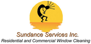 SUNDANCE SERVICES INC. RESIDENTIAL AND COMMERCIAL WINDOW CLEANING logo