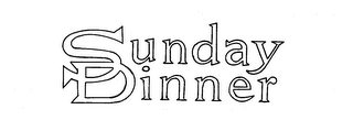 SUNDAY DINNER logo