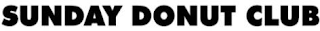 SUNDAY DONUT CLUB logo