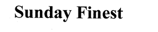 SUNDAY FINEST logo