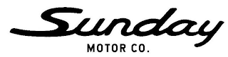 SUNDAY MOTOR CO. logo