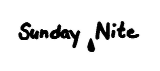 SUNDAY NITE logo
