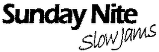 SUNDAY NITE SLOW JAMS logo