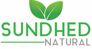 SUNDHED NATURAL logo