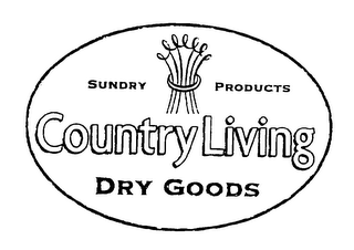 SUNDRY PRODUCTS COUNTRY LIVING DRY GOODS logo