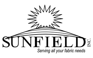 SUNFIELD INC. SERVING ALL YOUR FABRIC NEEDS logo