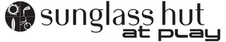 SUNGLASS HUT AT PLAY logo