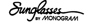SUNGLASSES BY MONOGRAM logo