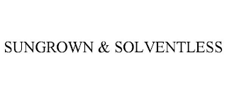 SUNGROWN & SOLVENTLESS logo