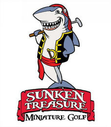 SUNKEN TREASURE MINIATURE GOLF logo