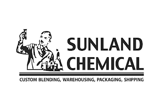 SUNLAND CHEMICAL CUSTOM BLENDING, WAREHOUSING, PACKAGING, SHIPPING logo
