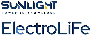 SUNLIGHT POWER IS KNOWLEDGE ELECTROLIFE logo