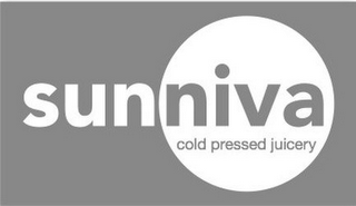 SUNNIVA COLD PRESSED JUICERY logo