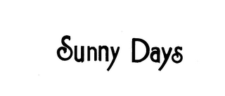 SUNNY DAYS logo