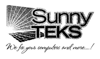 SUNNY TEKS WE FIX YOUR COMPUTERS AND MORE...! logo