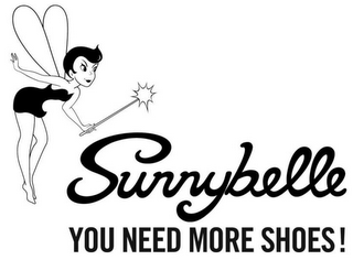SUNNYBELLE YOU NEED MORE SHOES! logo