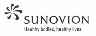 SUNOVION HEALTHY BODIES, HEALTHY LIVES logo