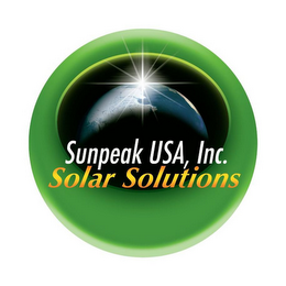 SUNPEAK USA, INC. SOLAR SOLUTIONS logo