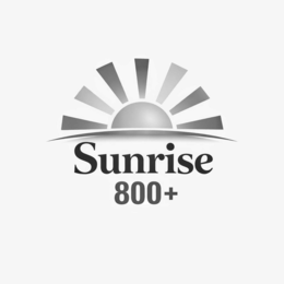 SUNRISE 800+ logo