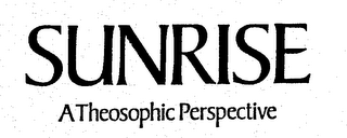 SUNRISE A THEOSOPHIC PERSPECTIVE logo