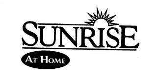 SUNRISE AT HOME logo