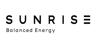 SUNRISE BALANCED ENERGY logo