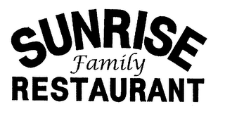 SUNRISE FAMILY RESTAURANT logo