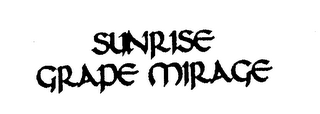 SUNRISE GRAPE MIRAGE logo