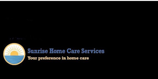 SUNRISE HOME CARE SERVICES YOUR PREFERENCE IN HOME CARE logo