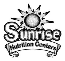 SUNRISE NUTRITION CENTERS logo