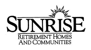 SUNRISE RETIREMENT HOMES AND COMMUNITIES logo