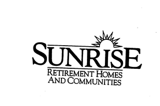 SUNRISE RETIREMENT HOMES AND COMMUNITIES logo