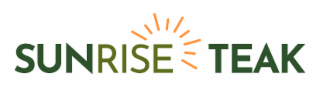 SUNRISE TEAK logo