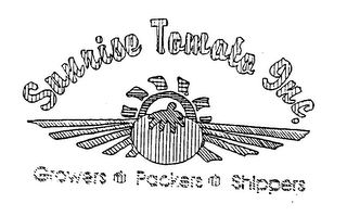SUNRISE TOMATO INC. GROWERS PACKERS SHIPPERS logo