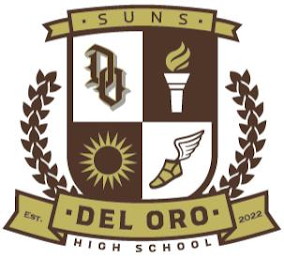 SUNS DO DEL ORO HIGH SCHOOL EST. 2022 logo