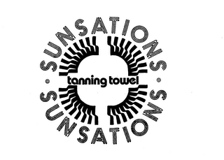 SUNSATIONS TANNING TOWEL logo