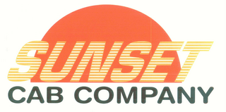 SUNSET CAB COMPANY logo