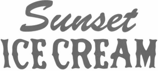 SUNSET ICE CREAM logo