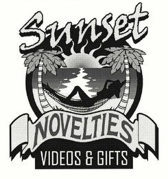 SUNSET NOVELTIES VIDEOS & GIFTS logo