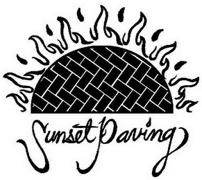 SUNSET PAVING logo
