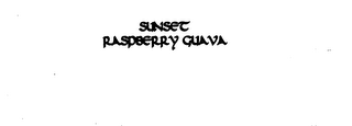 SUNSET RASPBERRY GUAVA logo