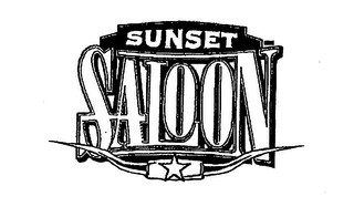 SUNSET SALOON logo