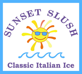 SUNSET SLUSH CLASSIC ITALIAN ICE logo