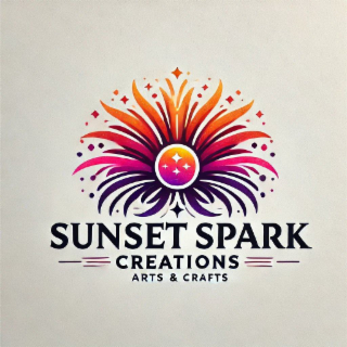 SUNSET SPARK CREATIONS ARTS & CRAFTS logo