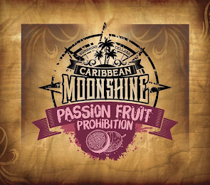 SUNSHINE CELLARS CARIBBEAN MOONSHINE PASSION FRUIT PROHIBITION logo
