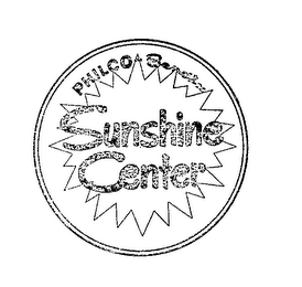 SUNSHINE CENTER PHILCO-BENDIX logo