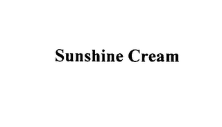 SUNSHINE CREAM logo