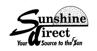 SUNSHINE DIRECT YOUR SOURCE TO THE FUN logo