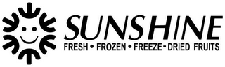 SUNSHINE FRESH FROZEN FREEZE DRIED FRUITS logo