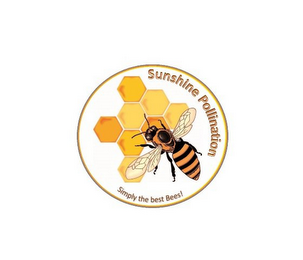 SUNSHINE POLLINATION SIMPLY THE BEST BEES! logo